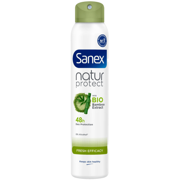 Déodorant spray Sanex Natur Protect Bambou Fresh Efficacy 48h