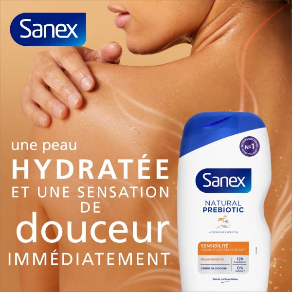 Crème de douche Sanex Natural Prebiotic Sensibilité